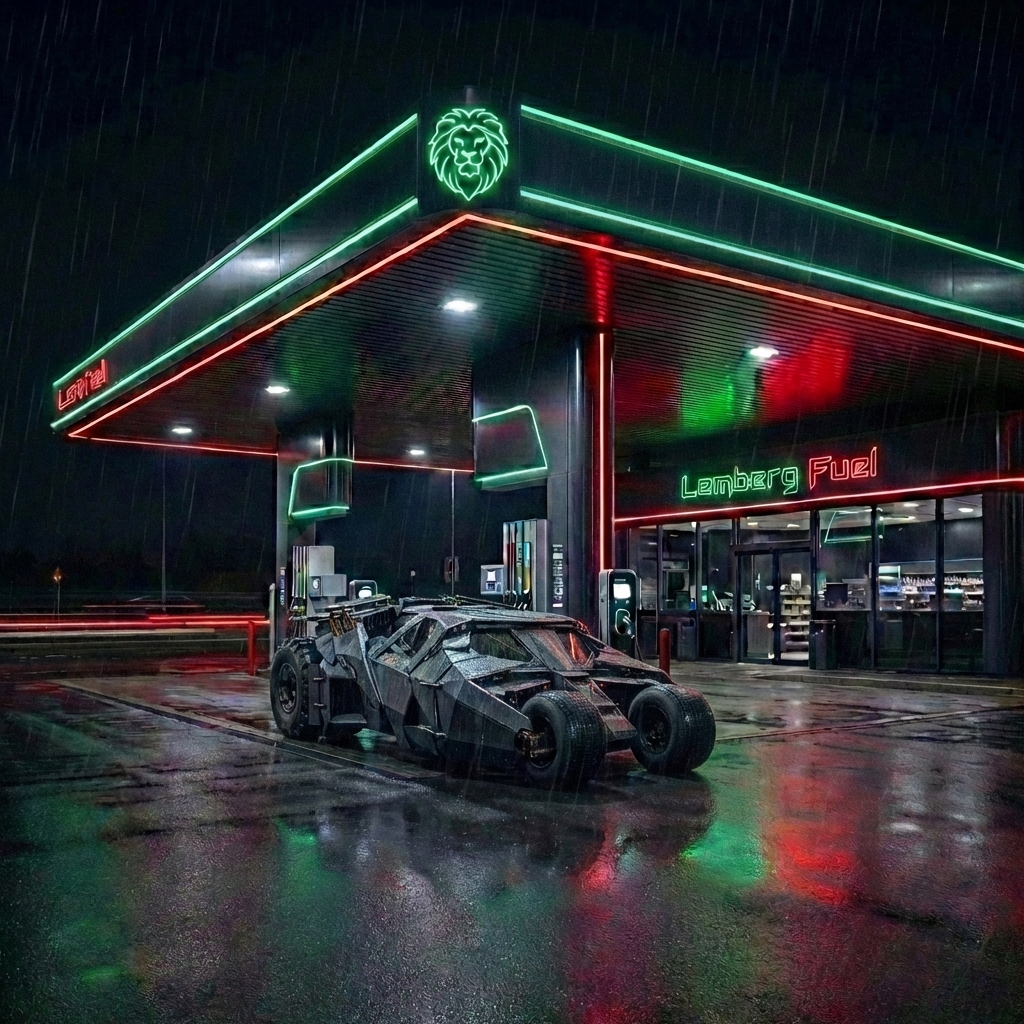 Gas Station Background